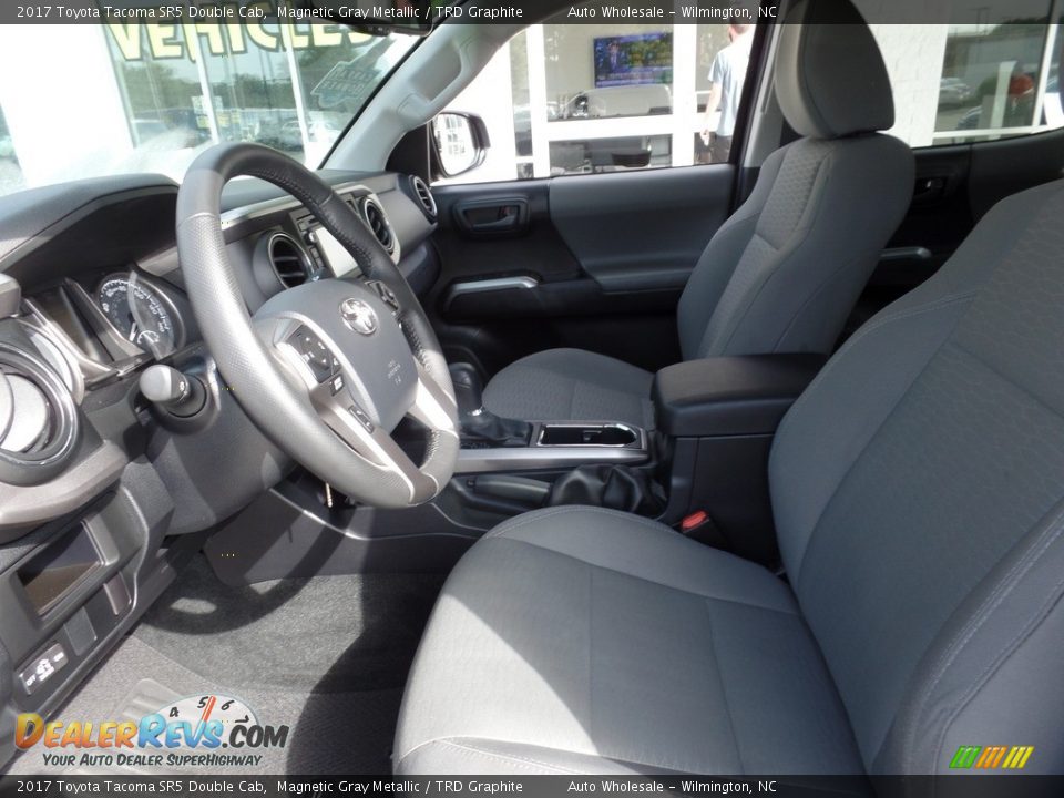 2017 Toyota Tacoma SR5 Double Cab Magnetic Gray Metallic / TRD Graphite Photo #11