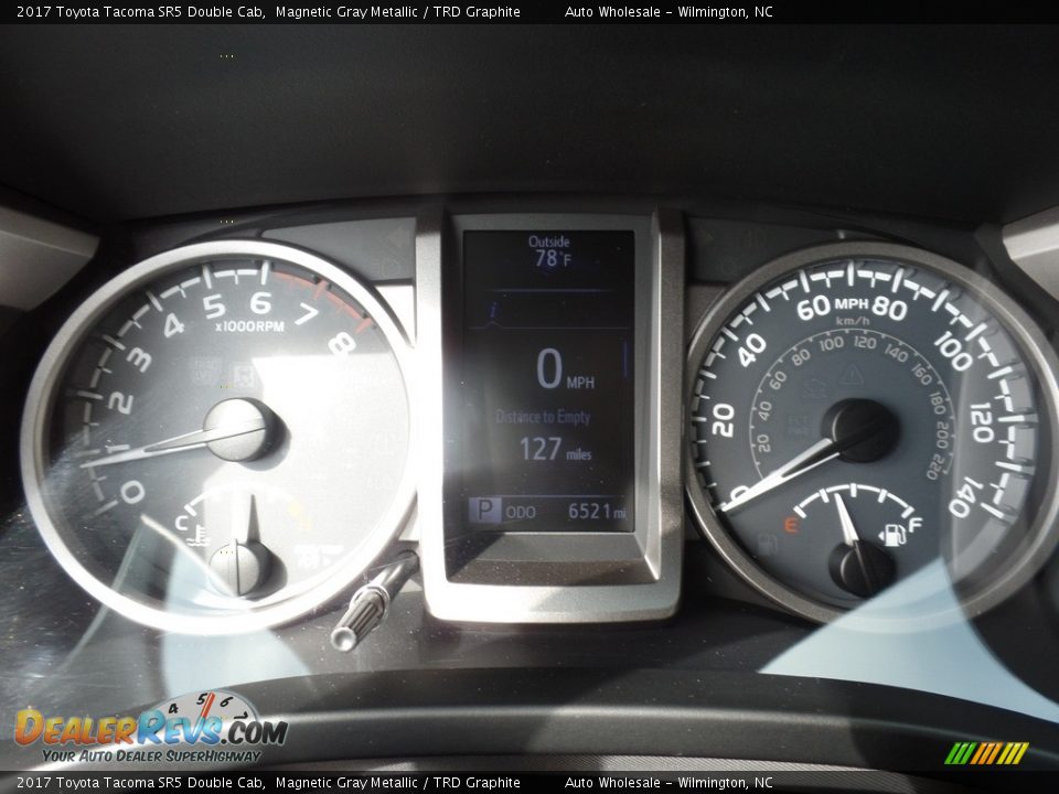 2017 Toyota Tacoma SR5 Double Cab Magnetic Gray Metallic / TRD Graphite Photo #16