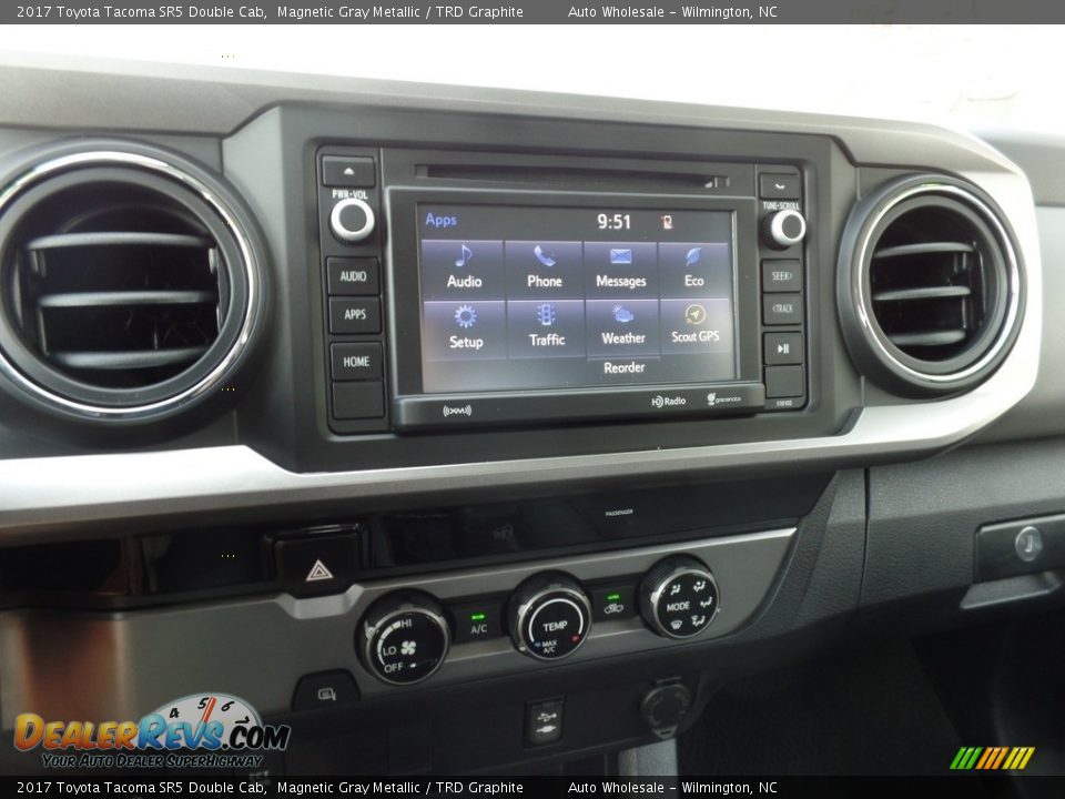 2017 Toyota Tacoma SR5 Double Cab Magnetic Gray Metallic / TRD Graphite Photo #17