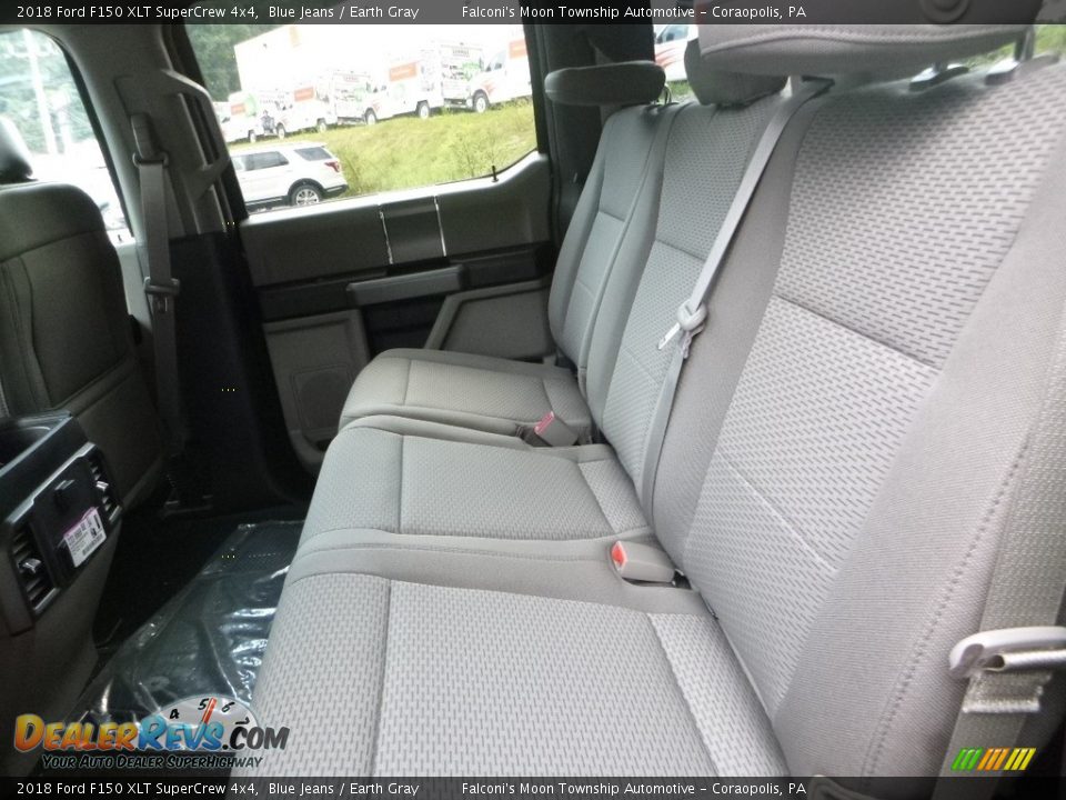 2018 Ford F150 XLT SuperCrew 4x4 Blue Jeans / Earth Gray Photo #8