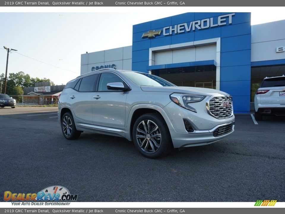 2019 GMC Terrain Denali Quicksilver Metallic / Jet Black Photo #1