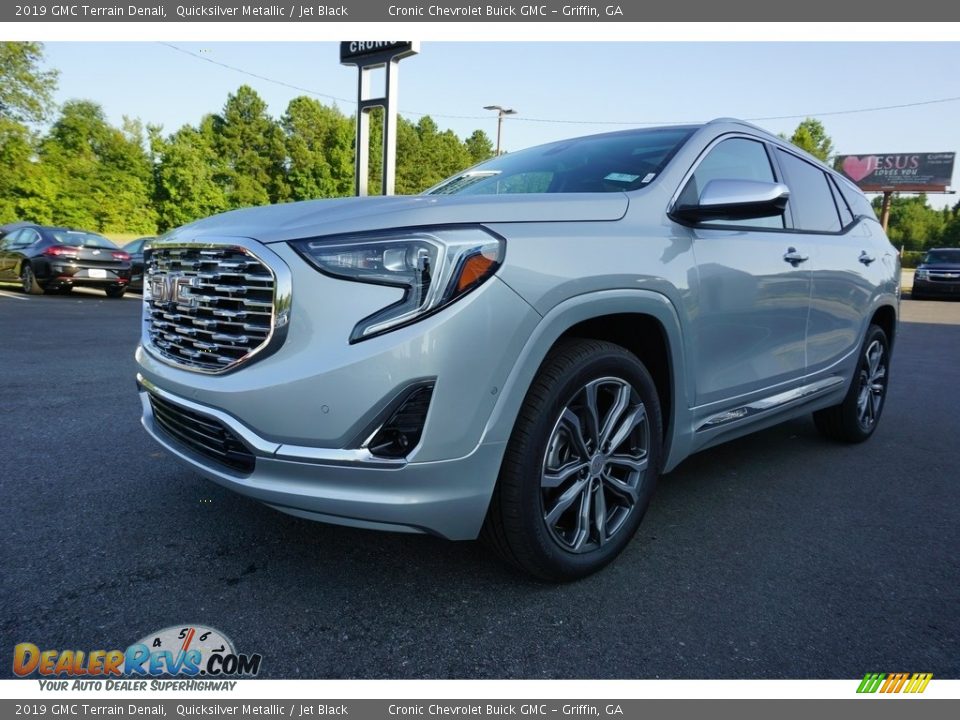 2019 GMC Terrain Denali Quicksilver Metallic / Jet Black Photo #3