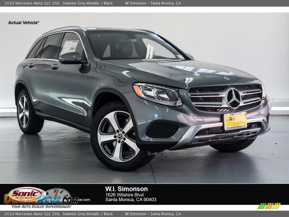 2019 Mercedes-Benz GLC 300 Selenite Grey Metallic / Black Photo #1