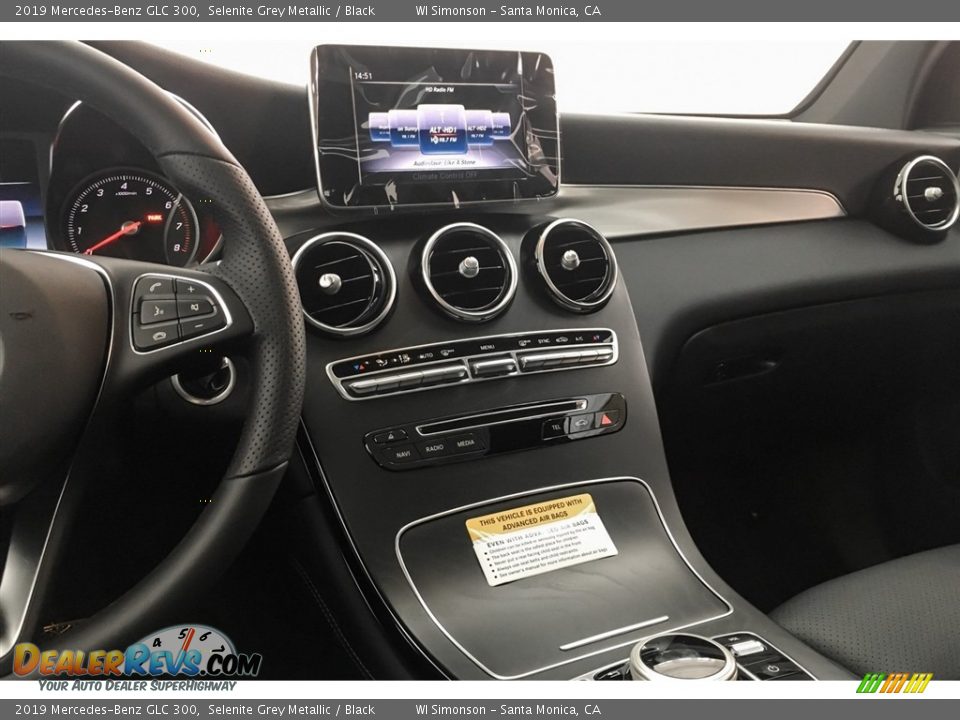 2019 Mercedes-Benz GLC 300 Selenite Grey Metallic / Black Photo #6