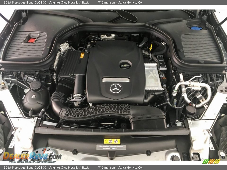 2019 Mercedes-Benz GLC 300 Selenite Grey Metallic / Black Photo #8