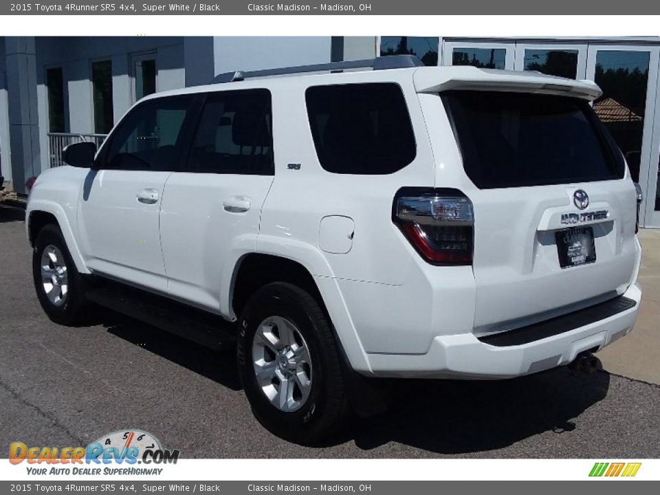 2015 Toyota 4Runner SR5 4x4 Super White / Black Photo #3