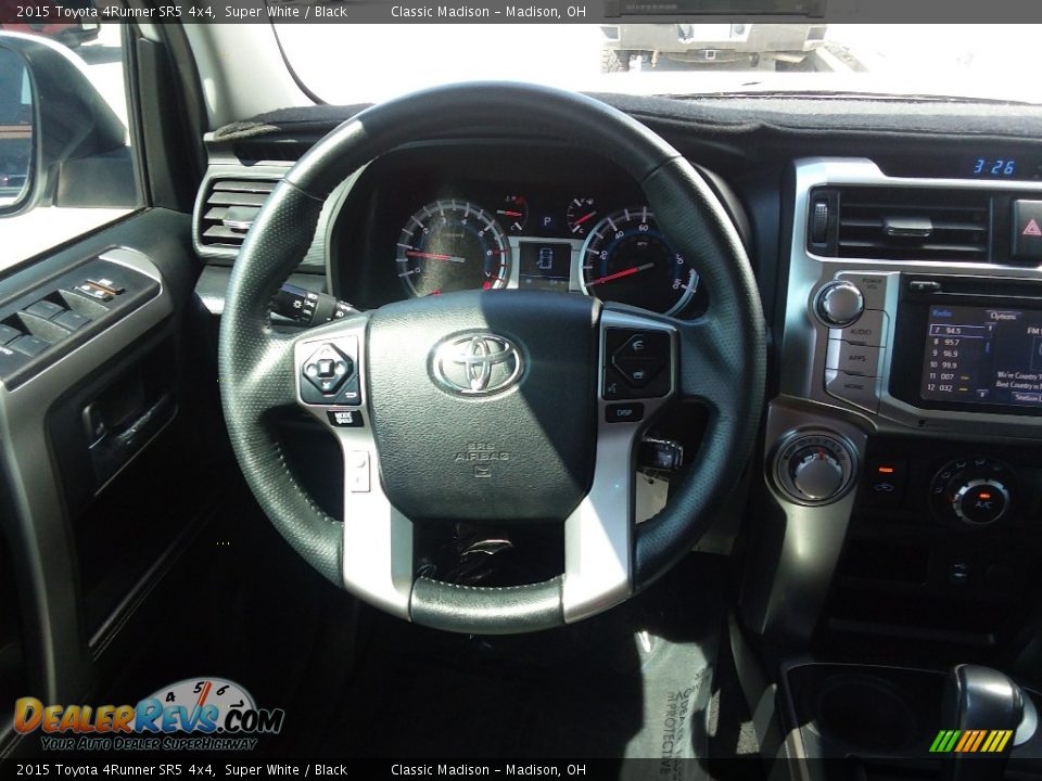 2015 Toyota 4Runner SR5 4x4 Super White / Black Photo #18