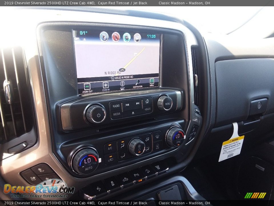 2019 Chevrolet Silverado 2500HD LTZ Crew Cab 4WD Cajun Red Tintcoat / Jet Black Photo #11