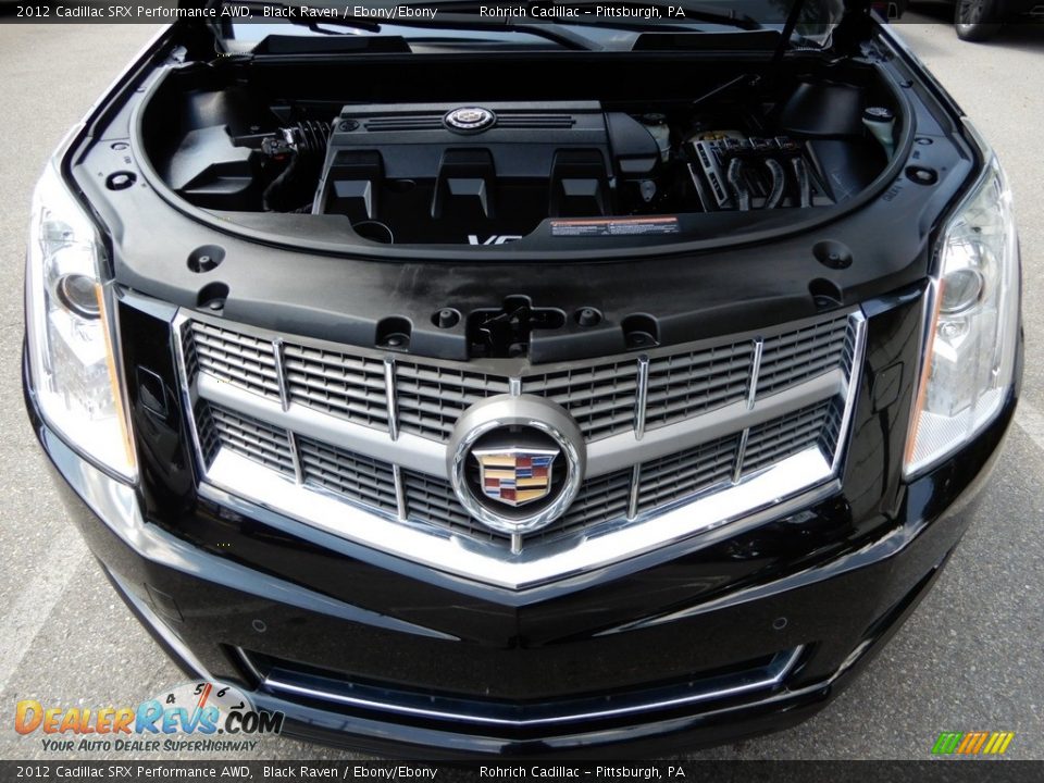 2012 Cadillac SRX Performance AWD Black Raven / Ebony/Ebony Photo #10