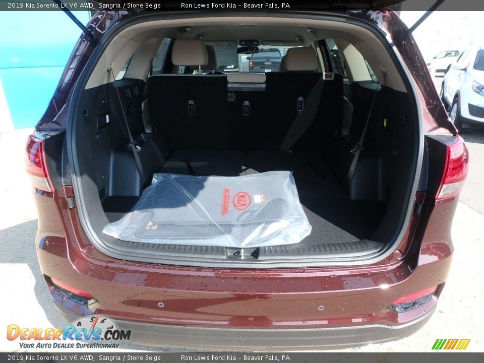 2019 Kia Sorento LX V6 AWD Sangria / Stone Beige Photo #4