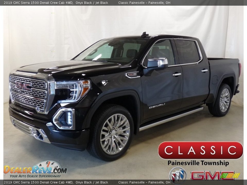2019 GMC Sierra 1500 Denali Crew Cab 4WD Onyx Black / Jet Black Photo #1
