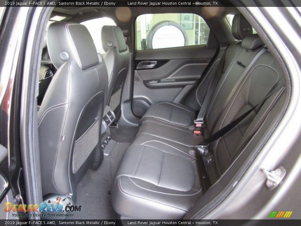 Rear Seat of 2019 Jaguar F-PACE S AWD Photo #13