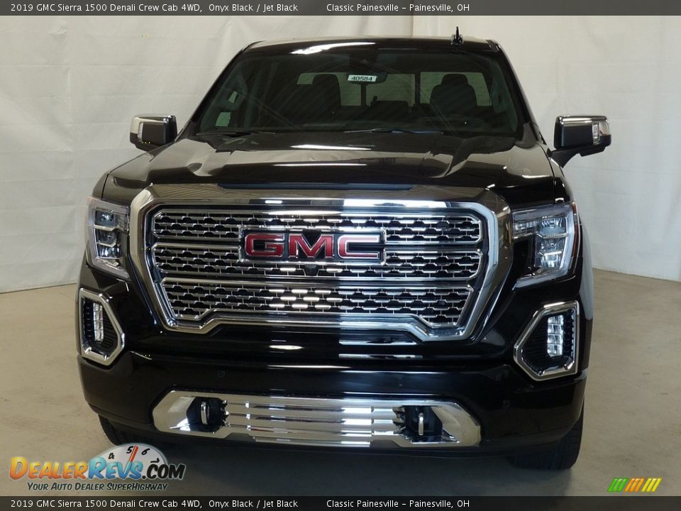 2019 GMC Sierra 1500 Denali Crew Cab 4WD Onyx Black / Jet Black Photo #4