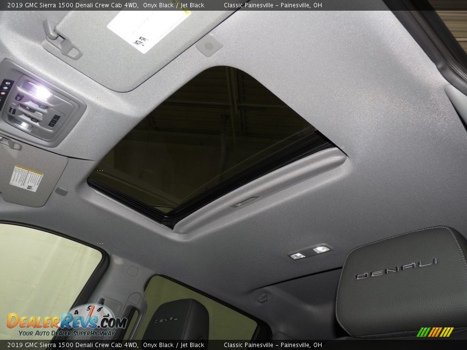 2019 GMC Sierra 1500 Denali Crew Cab 4WD Onyx Black / Jet Black Photo #6