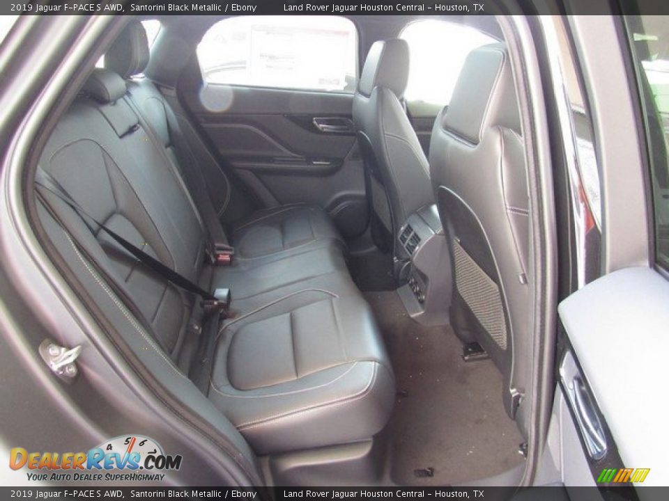 Rear Seat of 2019 Jaguar F-PACE S AWD Photo #19