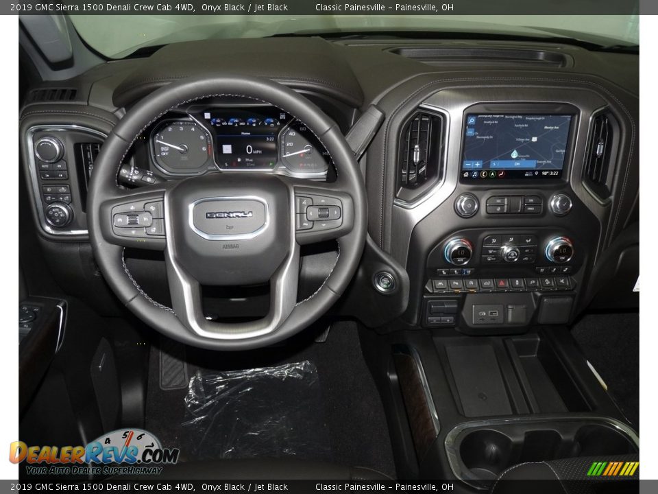 2019 GMC Sierra 1500 Denali Crew Cab 4WD Onyx Black / Jet Black Photo #9