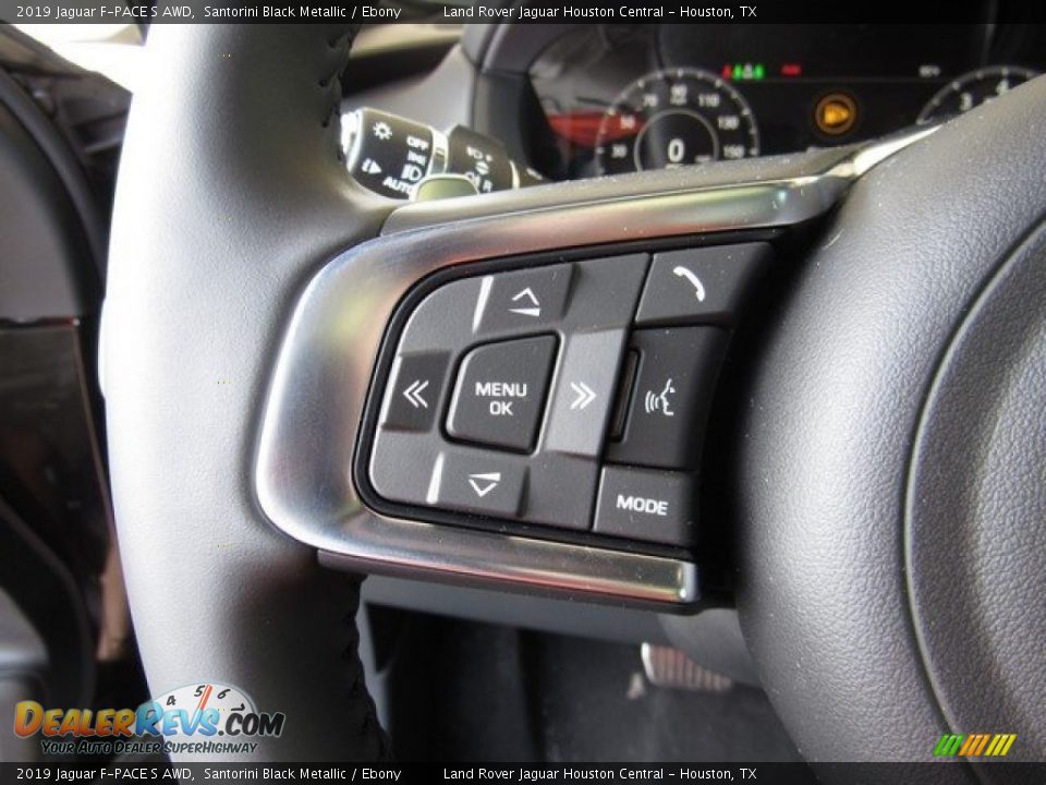 2019 Jaguar F-PACE S AWD Steering Wheel Photo #28