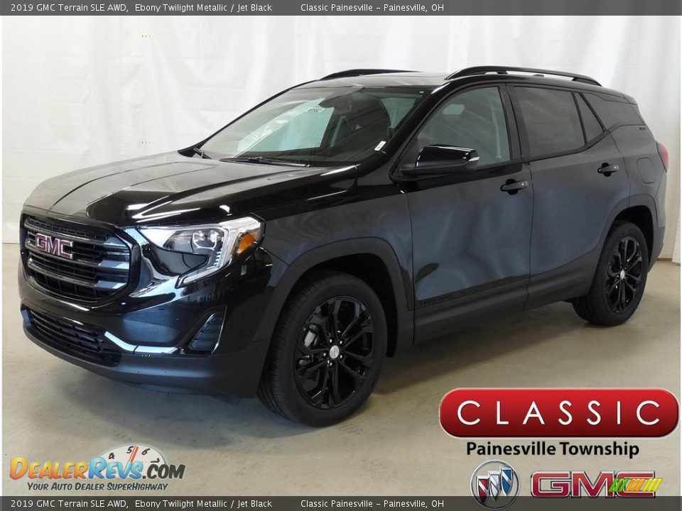 2019 GMC Terrain SLE AWD Ebony Twilight Metallic / Jet Black Photo #1