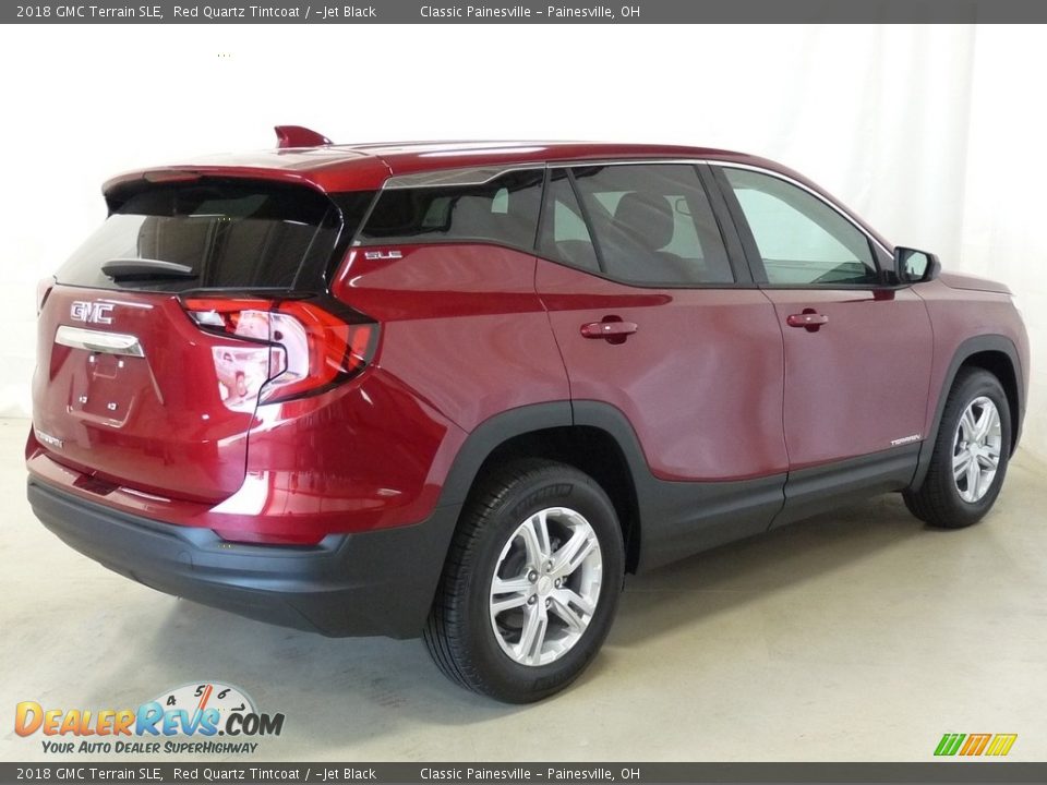2018 GMC Terrain SLE Red Quartz Tintcoat / ­Jet Black Photo #2