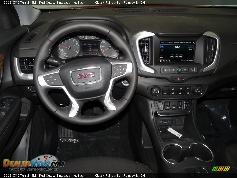 2018 GMC Terrain SLE Red Quartz Tintcoat / ­Jet Black Photo #8