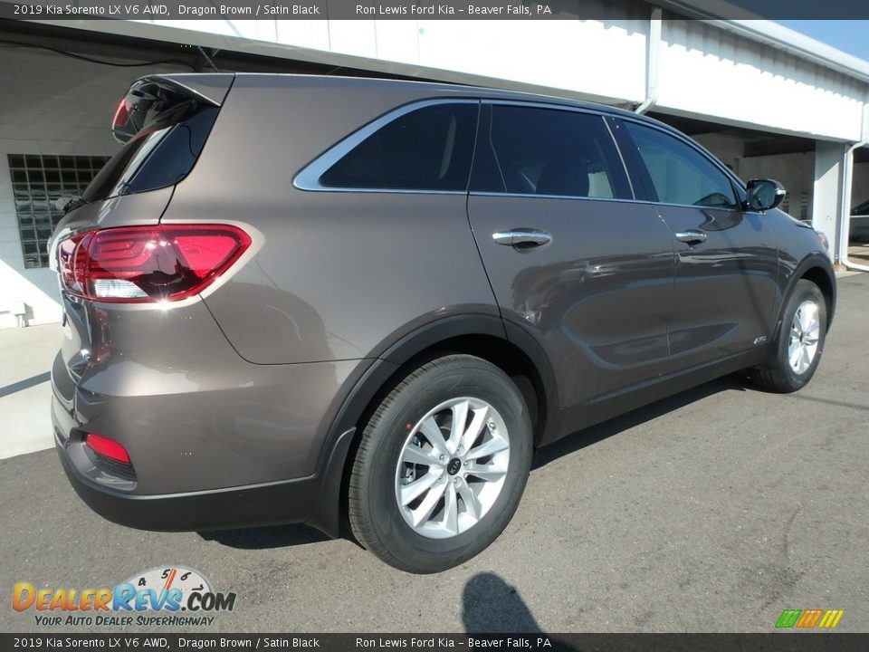 2019 Kia Sorento LX V6 AWD Dragon Brown / Satin Black Photo #2