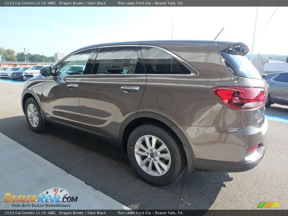 2019 Kia Sorento LX V6 AWD Dragon Brown / Satin Black Photo #5