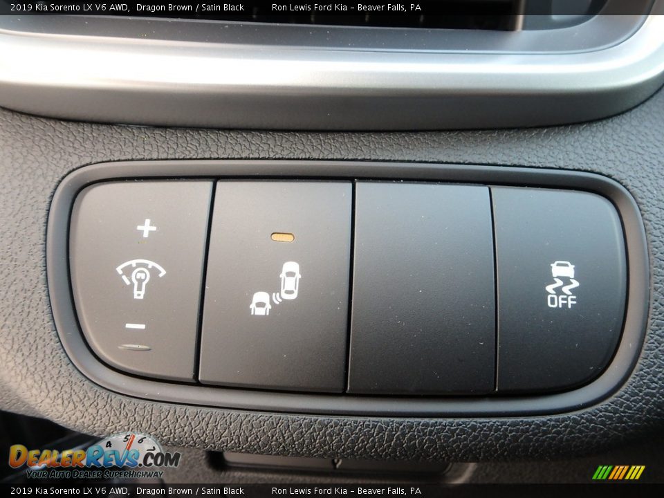 2019 Kia Sorento LX V6 AWD Dragon Brown / Satin Black Photo #18