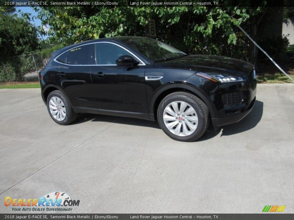 2018 Jaguar E-PACE SE Santorini Black Metallic / Ebony/Ebony Photo #1