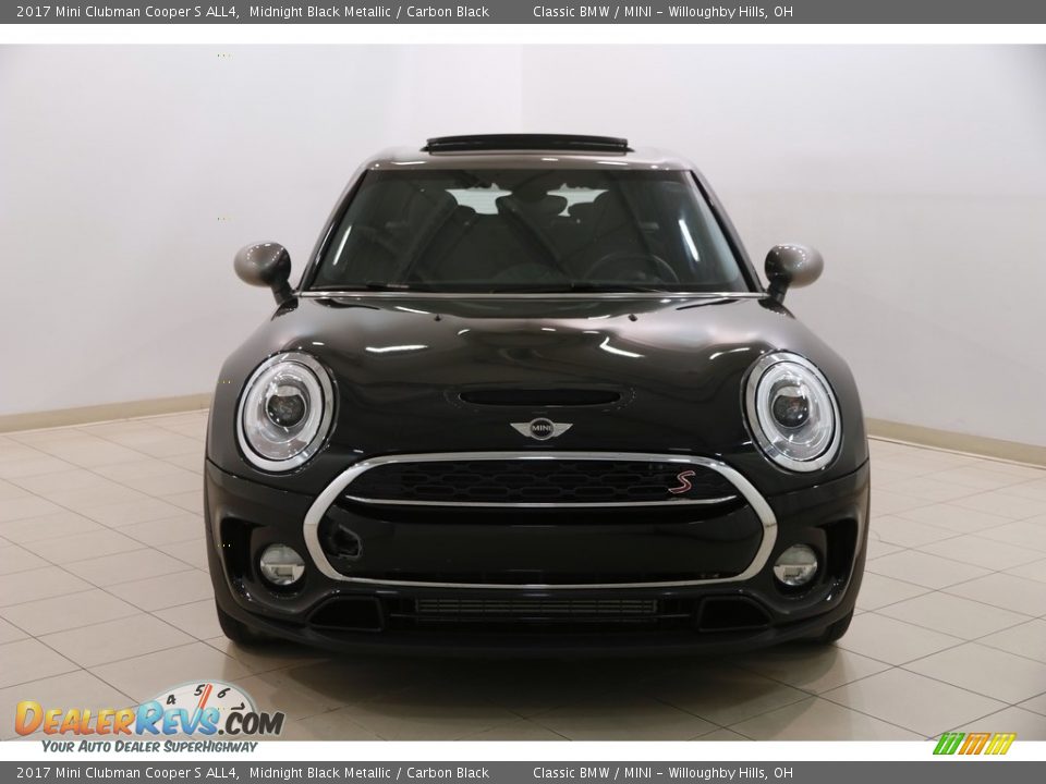 2017 Mini Clubman Cooper S ALL4 Midnight Black Metallic / Carbon Black Photo #2