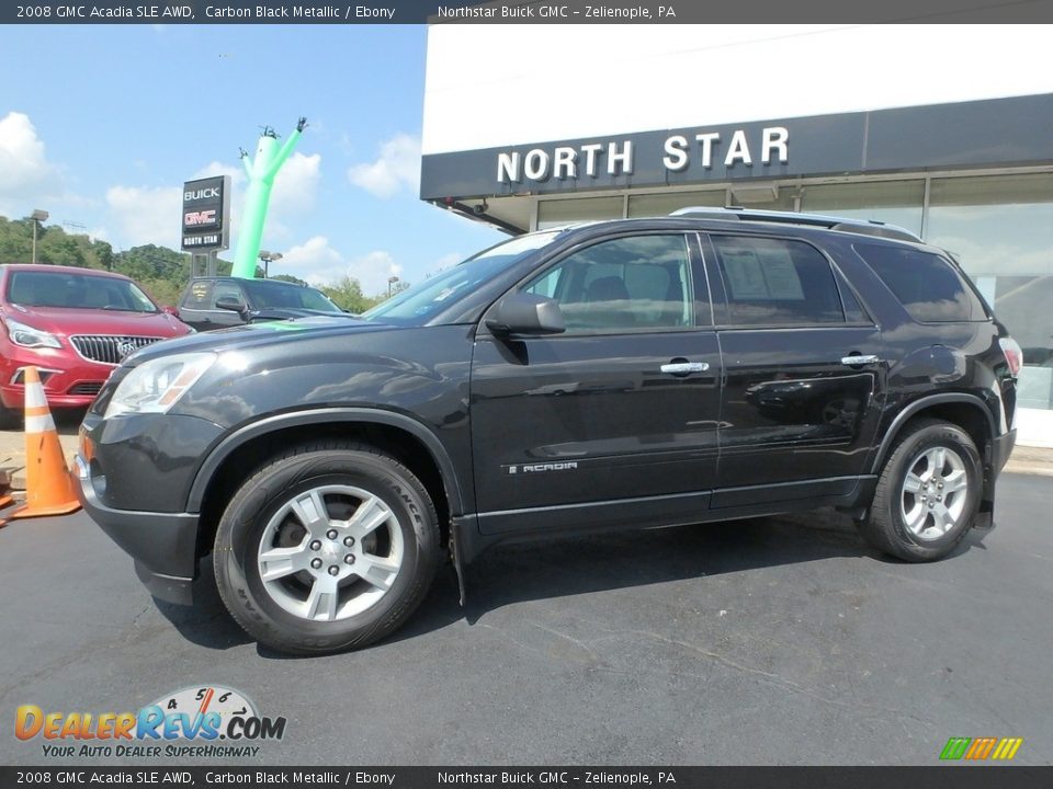 2008 GMC Acadia SLE AWD Carbon Black Metallic / Ebony Photo #1