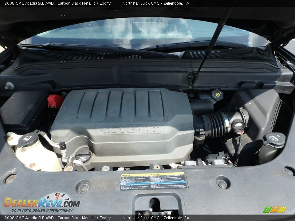 2008 GMC Acadia SLE AWD Carbon Black Metallic / Ebony Photo #2