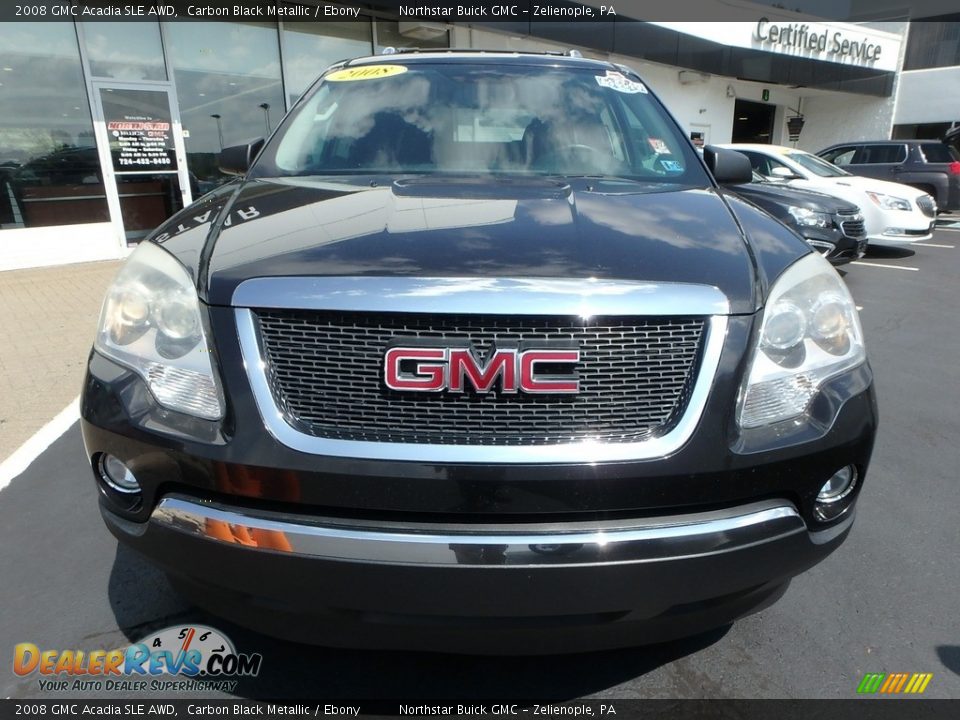 2008 GMC Acadia SLE AWD Carbon Black Metallic / Ebony Photo #3