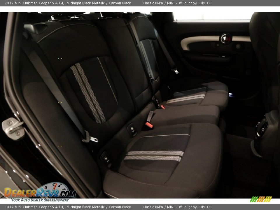 2017 Mini Clubman Cooper S ALL4 Midnight Black Metallic / Carbon Black Photo #19