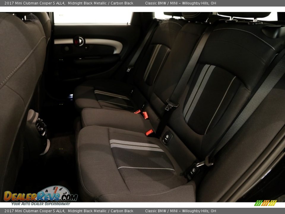 2017 Mini Clubman Cooper S ALL4 Midnight Black Metallic / Carbon Black Photo #20