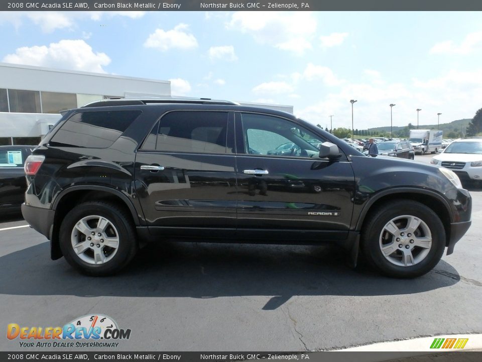 2008 GMC Acadia SLE AWD Carbon Black Metallic / Ebony Photo #5