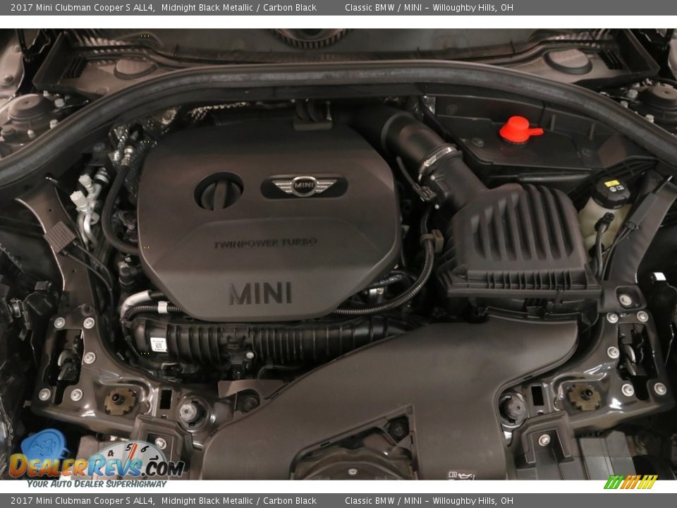 2017 Mini Clubman Cooper S ALL4 Midnight Black Metallic / Carbon Black Photo #22