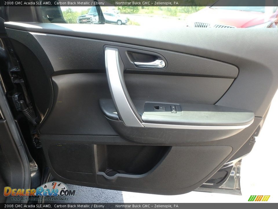 2008 GMC Acadia SLE AWD Carbon Black Metallic / Ebony Photo #7