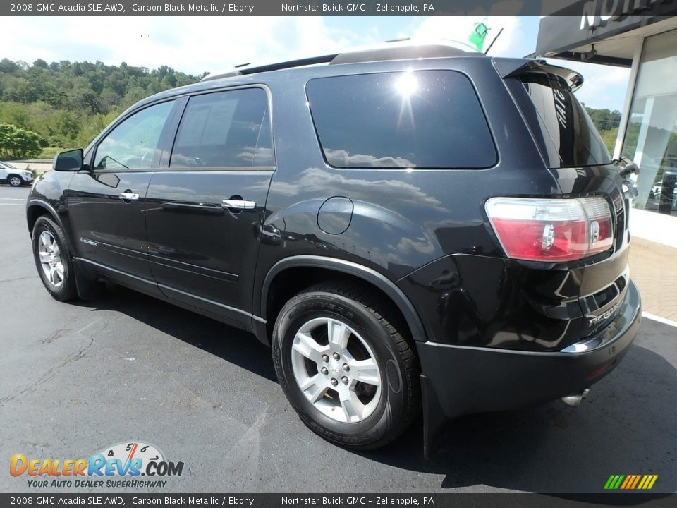 2008 GMC Acadia SLE AWD Carbon Black Metallic / Ebony Photo #14
