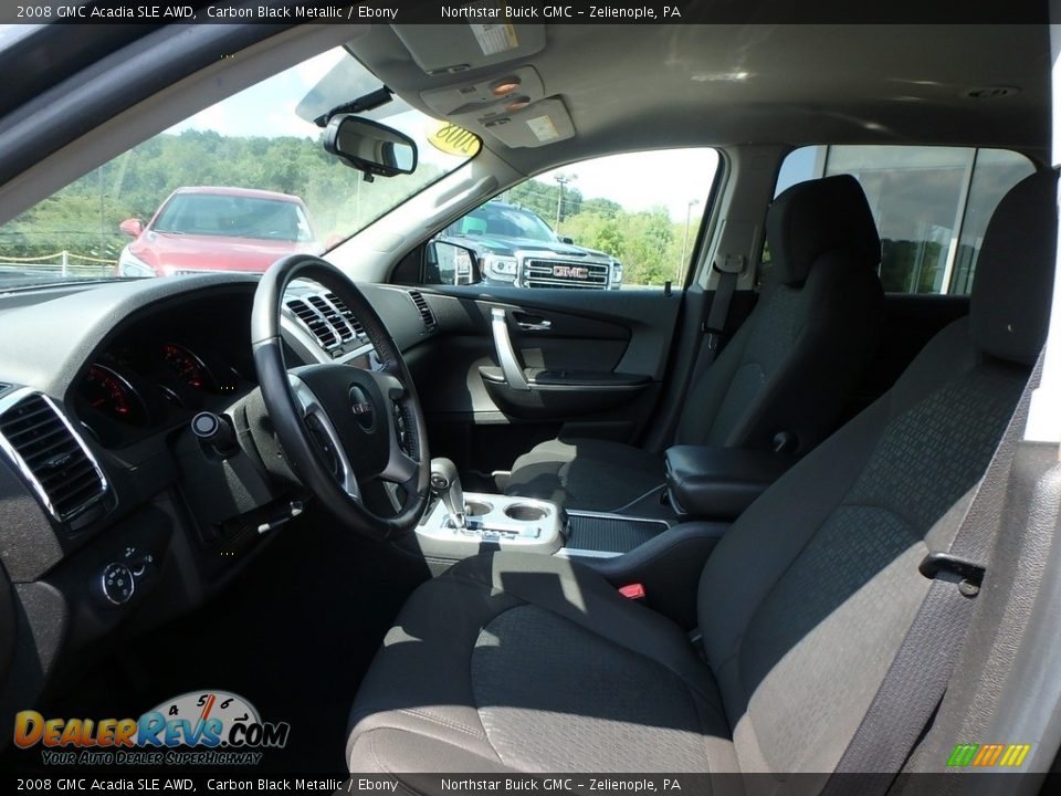 2008 GMC Acadia SLE AWD Carbon Black Metallic / Ebony Photo #17