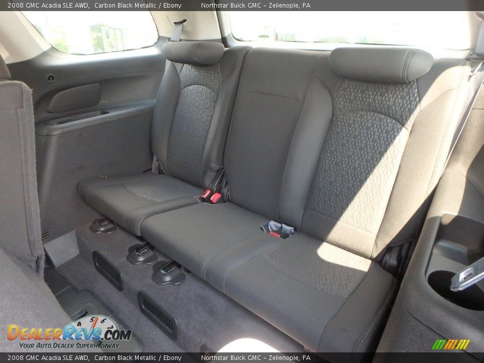 2008 GMC Acadia SLE AWD Carbon Black Metallic / Ebony Photo #19