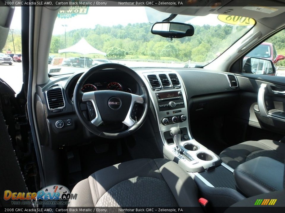 2008 GMC Acadia SLE AWD Carbon Black Metallic / Ebony Photo #20