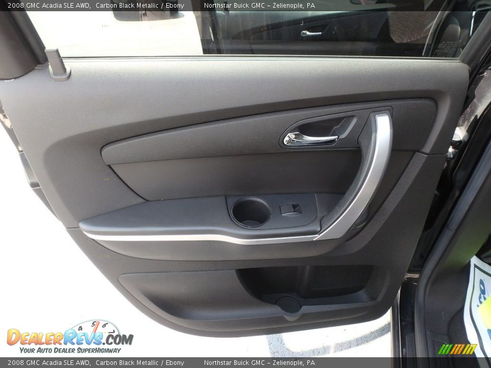 2008 GMC Acadia SLE AWD Carbon Black Metallic / Ebony Photo #21