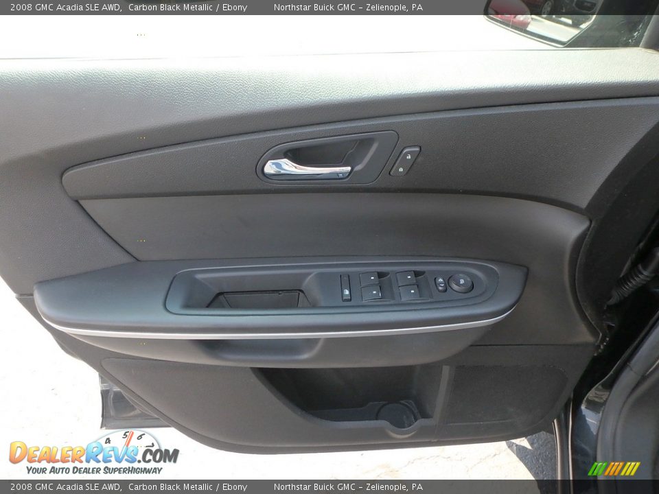 2008 GMC Acadia SLE AWD Carbon Black Metallic / Ebony Photo #24