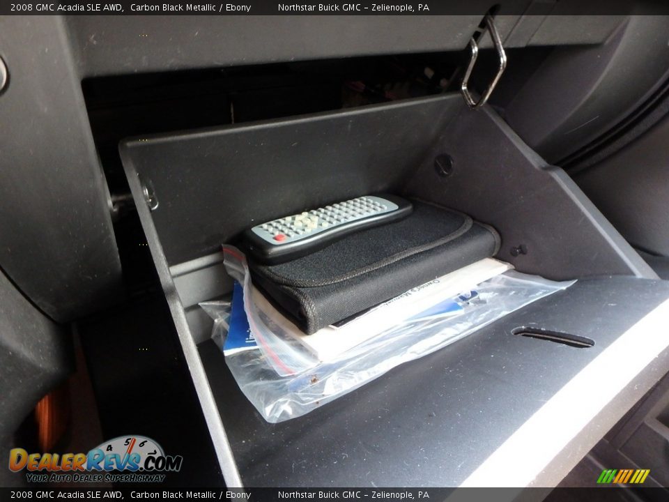 2008 GMC Acadia SLE AWD Carbon Black Metallic / Ebony Photo #28