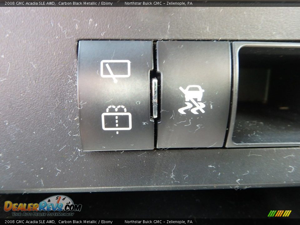 2008 GMC Acadia SLE AWD Carbon Black Metallic / Ebony Photo #30