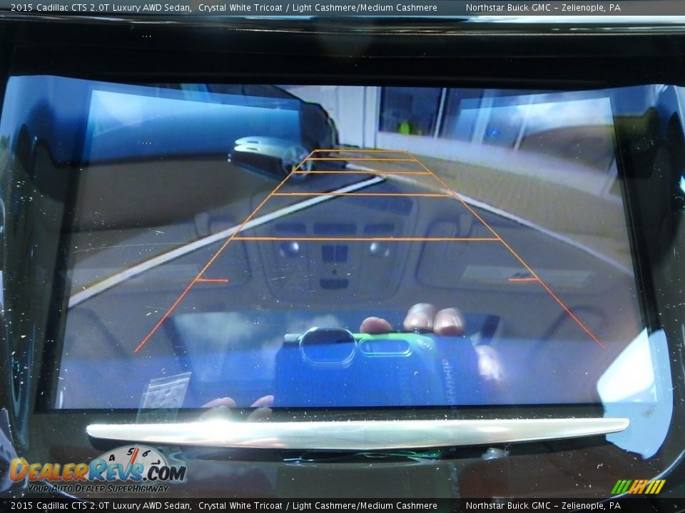 2015 Cadillac CTS 2.0T Luxury AWD Sedan Crystal White Tricoat / Light Cashmere/Medium Cashmere Photo #29