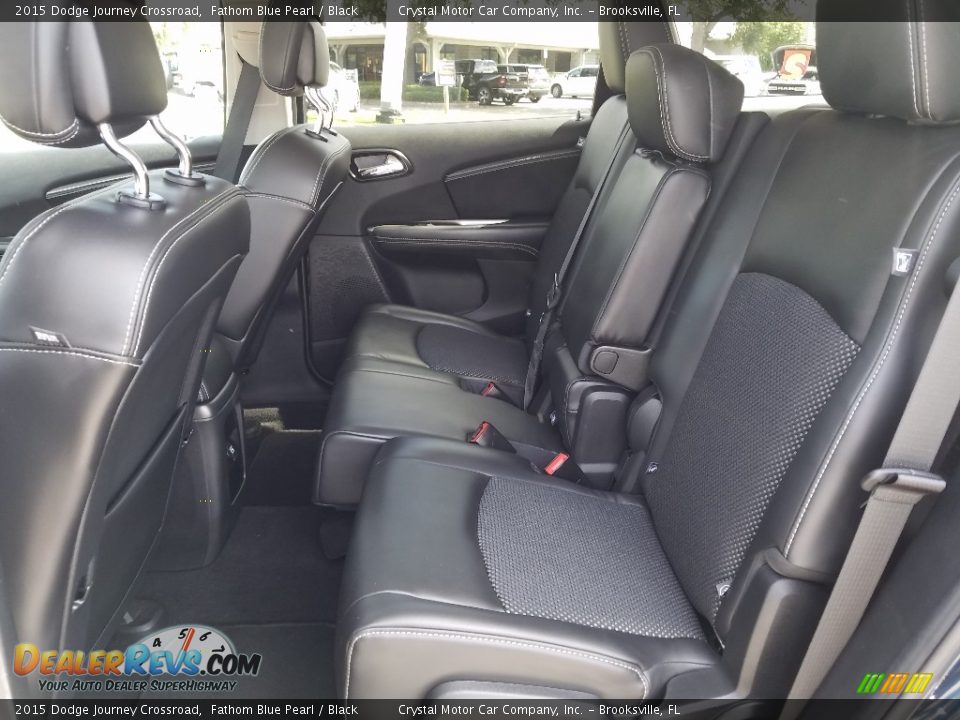 2015 Dodge Journey Crossroad Fathom Blue Pearl / Black Photo #11