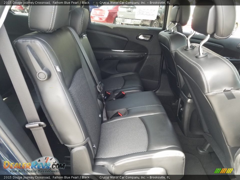2015 Dodge Journey Crossroad Fathom Blue Pearl / Black Photo #13