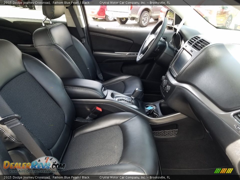 2015 Dodge Journey Crossroad Fathom Blue Pearl / Black Photo #14