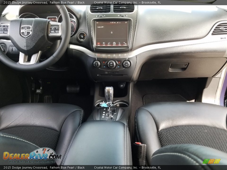 2015 Dodge Journey Crossroad Fathom Blue Pearl / Black Photo #15